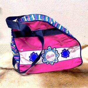 Vintage Barbie Skate Bag Roller/Inline/Ice 2000 Mattel Purplish Pink floral